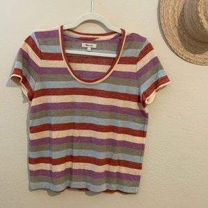 madewell scoop-neck tee